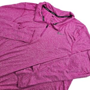 Nike Element Dri-Fit 1/4-Zip Running Top Women 1X Hot Pink Pullover (CZ2849-623)